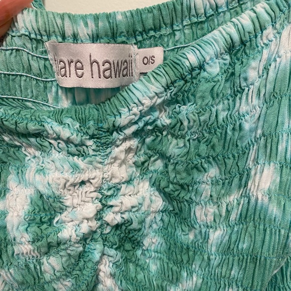 Tiare Hawaii Turquoise Maxi Cover Up Dress - Picture 7 of 7